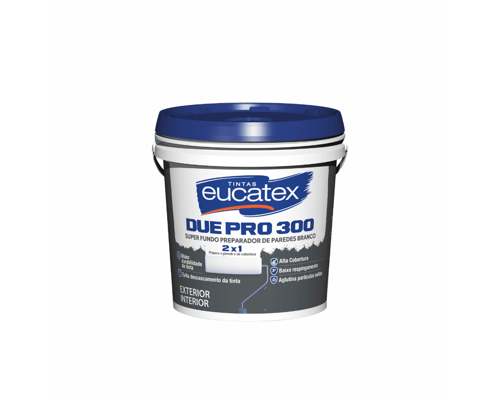 FUNDO PREPARADOR PAREDE BRANCO DUE PRO 300 [EUCATEX] 3,6L