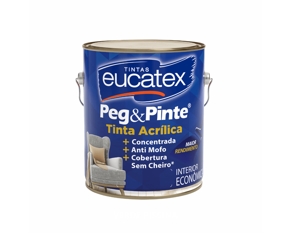 TINTA ACRÍLICA PEG E PINTE [EUCATEX] 3,6L