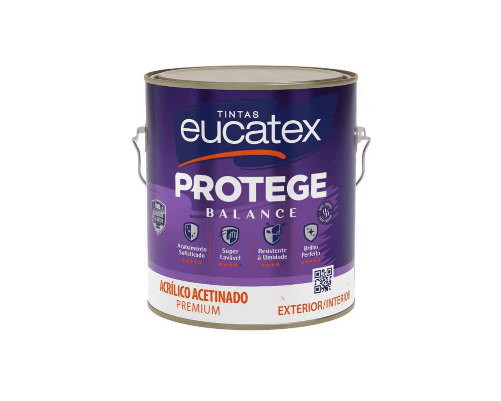 TINTA PROTEGE BRANCO ACETINADO PREMIUM EUCATEX 3,6L