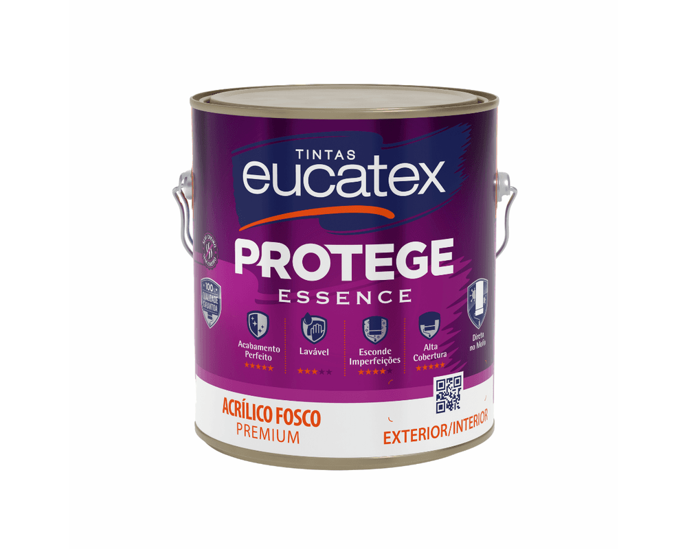 TINTA ACRÍLICA PROTEGE ESSENCE FOSCO [EUCATEX] 3,6L