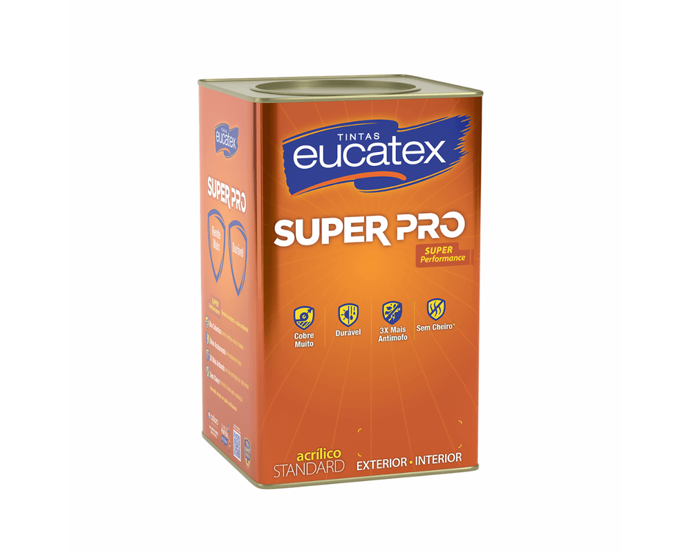 TINTA ACRÍLICA SUPER PRO SEMI BRILHO [EUCATEX] 18L