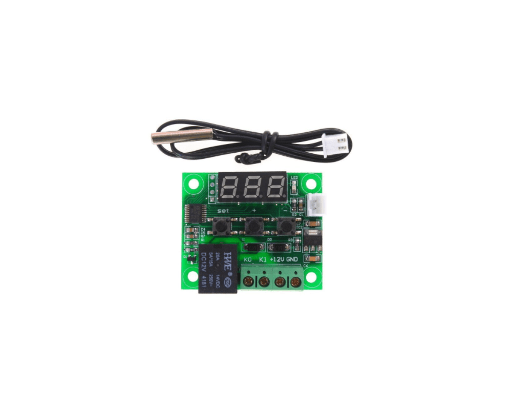 6 Pezzi Modulo Regolatore Di Temperatura Con Custodia, W1209 Regolatore Di Temperatura Digitale Con Custodia, -50-110°C Modulo Termostato Digitale Con Display XH W1209 Con Sonda NTC Impermeabile - Foto 12