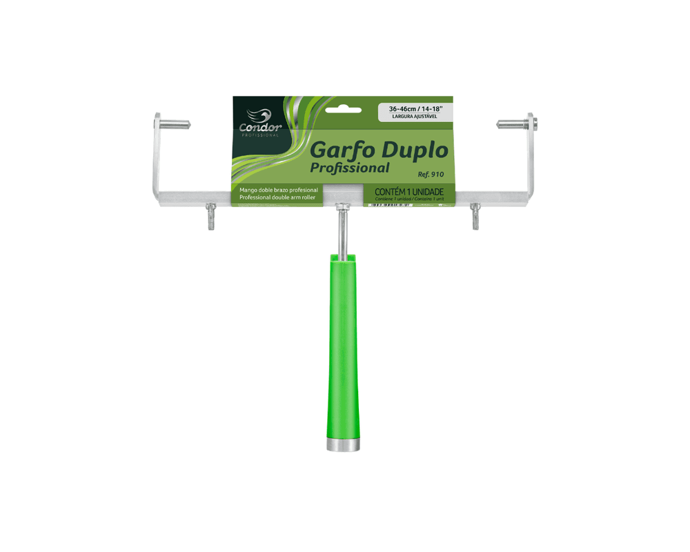 Suporte Garfo Duplo Profissional Ajustável 30 cm a 46 cm (Ref. 910) - Condor