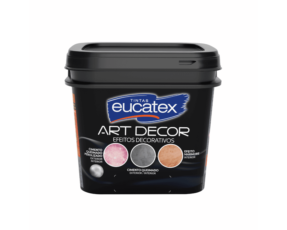 Massa Efeito Cimento Queimado Revestimento Art Decor 5kg - Eucatex