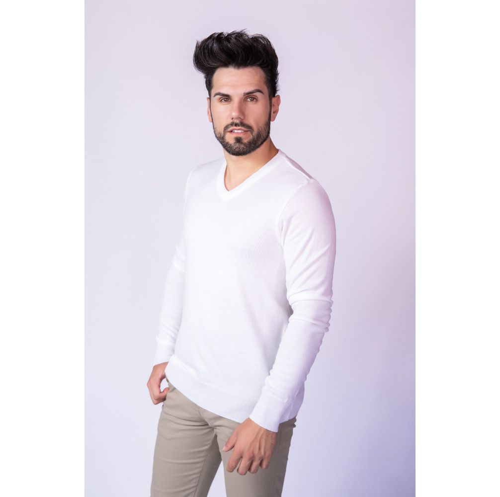 Suéter Masculino 1 Cabo Plus size - Branco - KantyLan