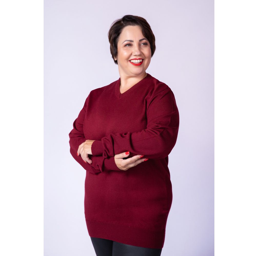 Suéter Feminino 1 Cabo - Plus size - KantyLan