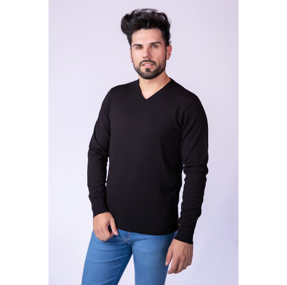 Suéter Masculino 2 Cabos - Preto - KantyLan