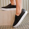 Tênis Feminino Slip On Preto Floripa