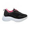 Tênis Feminino Chunck Sneaker Casual Plataforma Preto