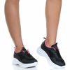 Tênis Feminino Chunck Sneaker Casual Plataforma Preto