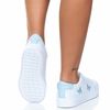 Tênis Casual Borboleta Branco/Azul