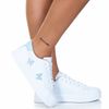 Tênis Casual Borboleta Branco/Azul