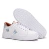 Tênis Casual Borboleta Branco/Azul