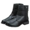 Bota Feminina Cano Baixo Pedraria Milão
