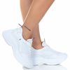 Tênis Feminino Chunck Sneaker Casual Plataforma Branco