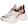 Tênis Feminino Chunck Sneaker Casual Plataforma Nude
