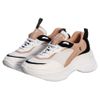 Tênis Feminino Chunck Sneaker Casual Plataforma Nude