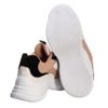 Tênis Feminino Chunck Sneaker Casual Plataforma Nude
