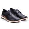 Sapato Social Casual Masculino Derby Preto