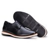 Sapato Social Casual Masculino Derby Preto
