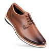 Sapato Social Casual Masculino Derby Estilo Shoes Caramelo