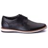 Sapato Social Casual Masculino Derby Preto