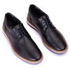 Sapato Social Casual Masculino Derby Preto