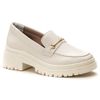 Mocassim Feminino Tratorado Class Off White