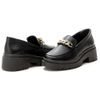 Mocassim Feminino Tratorado Preto Elo