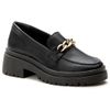 Mocassim Feminino Tratorado Preto Elo