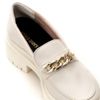 Mocassim Feminino Tratorado Off White Elo