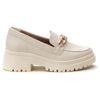 Mocassim Feminino Tratorado Off White Elo