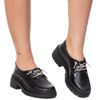 Sapato Mocassim Oxford Feminino Kylie Preto