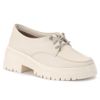 Mocassim Oxford Feminino Kylie Off White 