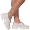 Mocassim Oxford Feminino Kylie Off White 