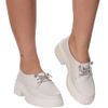 Mocassim Oxford Feminino Kylie Off White 