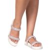 Papete Sandalia Feminina Malu Off White