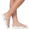  Papete Sandalia Feminina Lele Off White