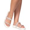 Papete Sandalia Feminina Jade Off White
