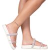 Papete Sandalia Feminina Jade Off White