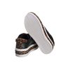 Tênis Feminino Plataforma Animal Print Preto Onça 