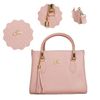 Bolsa Lorena Média Cristal Rosa