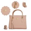 Bolsa Lorena Média Cristal Nude