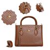 Bolsa Lorena Média Cristal Caramelo