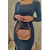 Bolsa Feminina Ella Pequena Tiracolo Marrom