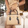 Bolsa Sonhos Bicolor Nude com Preto