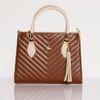 Bolsa Sonhos Bicolor Caramelo com Marfim