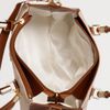 Bolsa Sonhos Bicolor Marfim com Caramelo