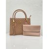 Kit Bolsa Lorena + Carteira Feminina Nude