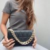 Bolsa Clutch Corrente Preta